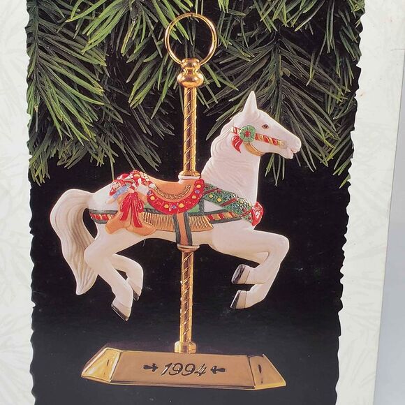 Hallmark Keepsake Ornament Tobin Fraley Carousel Horse 1994 NEW - Picture 10 of 10